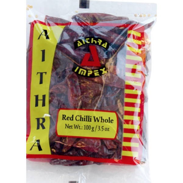 Aithra Red Whole Chilli - 100gm